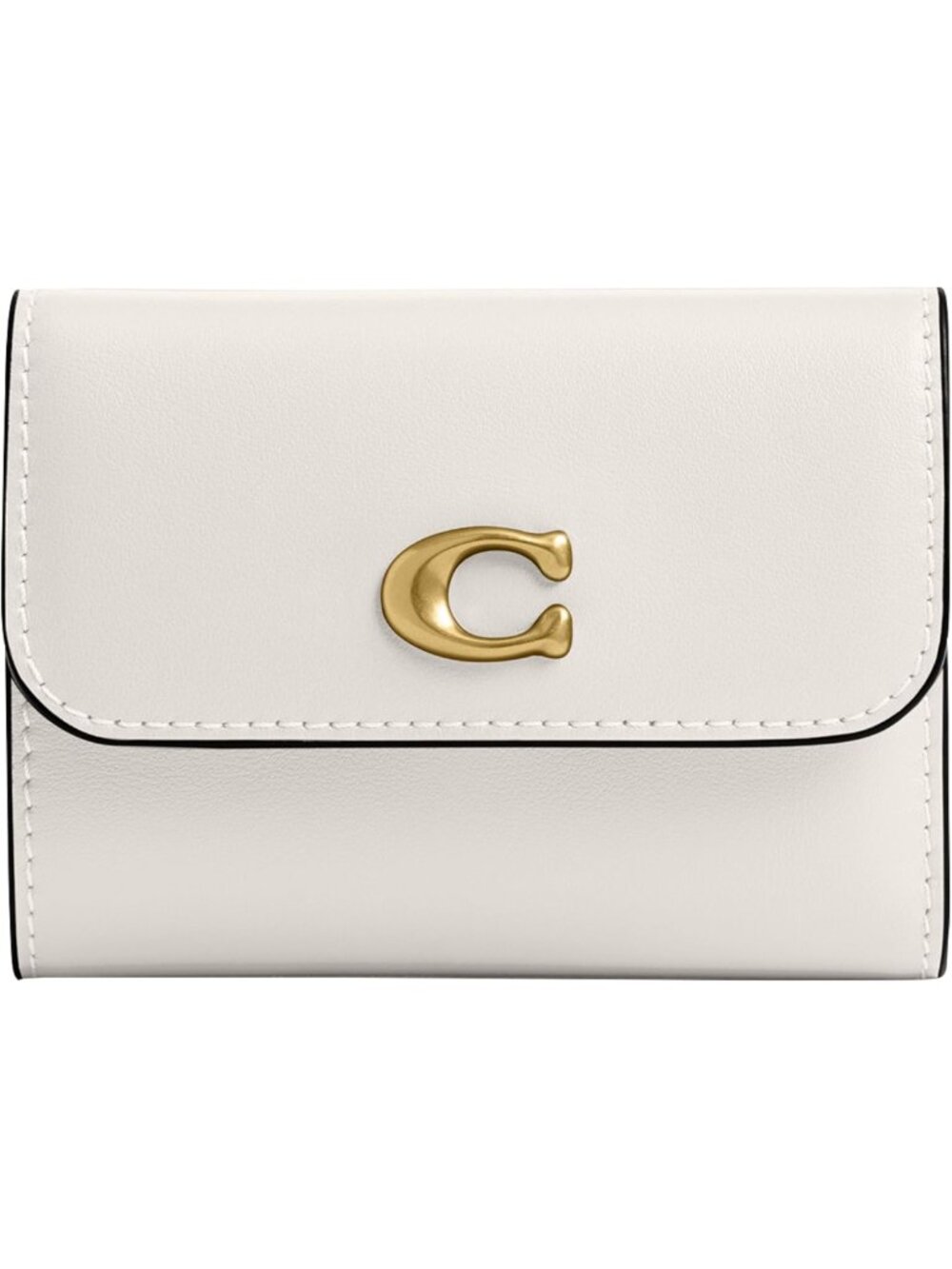 Chic Women's Essential Card Holder Wallet in Chalk - Compact & Stylish Accessory
